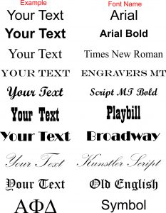 Fonts